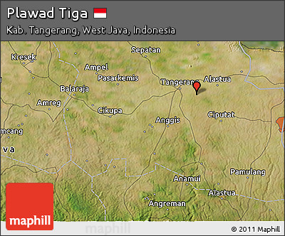 Satellite 3D Map of Plawad Tiga