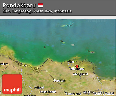 Satellite 3D Map of Pondokbaru