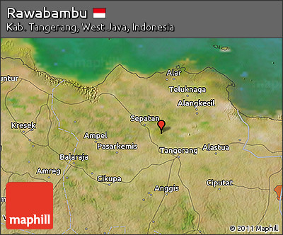 Satellite 3D Map of Rawabambu