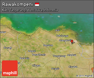 Satellite 3D Map of Rawakompeni