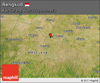 Satellite 3D Map of Rengkod