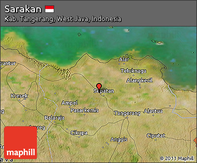 Satellite 3D Map of Sarakan