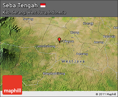 Satellite 3D Map of Seba Tengah