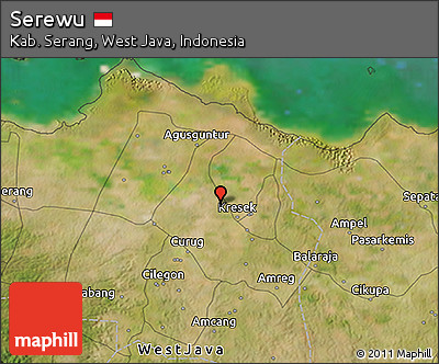 Satellite 3D Map of Serewu