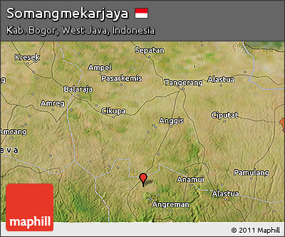 Satellite 3D Map of Somangmekarjaya