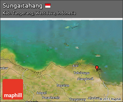 Satellite 3D Map of Sungaitahang