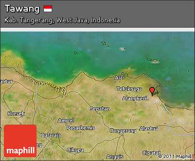 Satellite 3D Map of Tawang