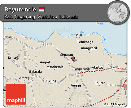 Shaded Relief 3D Map of Bayurencle