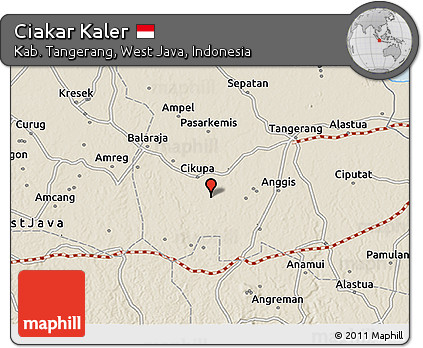 Shaded Relief 3D Map of Ciakar Kaler