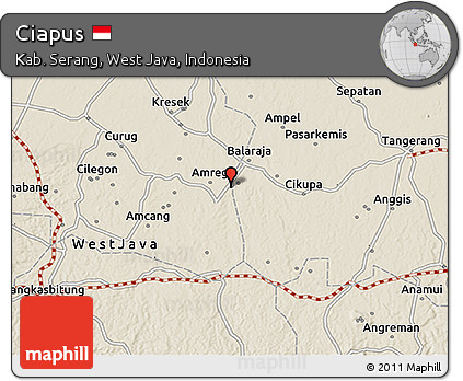 Shaded Relief 3D Map of Ciapus
