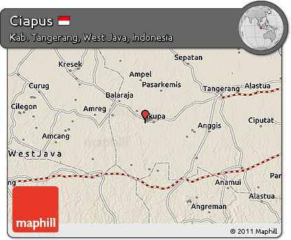 Shaded Relief 3D Map of Ciapus
