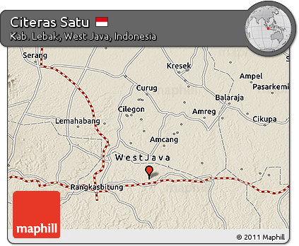 Shaded Relief 3D Map of Citeras Satu