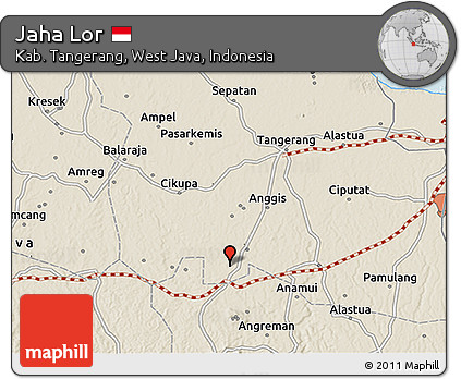 Shaded Relief 3D Map of Jaha Lor