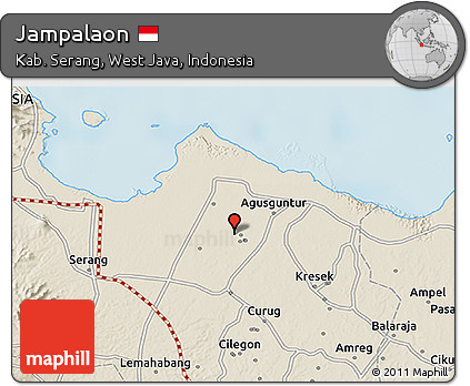 Shaded Relief 3D Map of Jampalaon