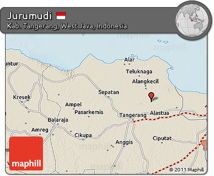 Shaded Relief 3D Map of Jurumudi