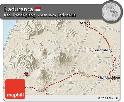 Shaded Relief 3D Map of Kaduranca