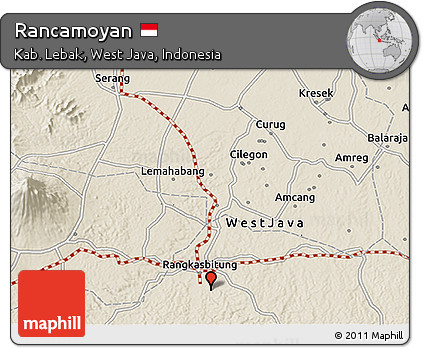 Shaded Relief 3D Map of Rancamoyan