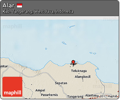 Shaded Relief 3D Map of Alar