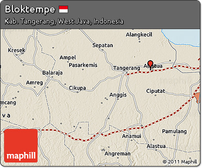 Shaded Relief 3D Map of Bloktempe