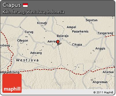 Shaded Relief 3D Map of Ciapus