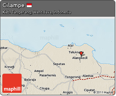 Shaded Relief 3D Map of Cilampe