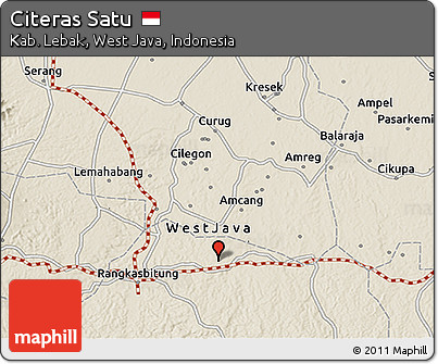 Shaded Relief 3D Map of Citeras Satu