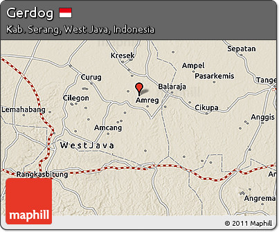 Shaded Relief 3D Map of Gerdog