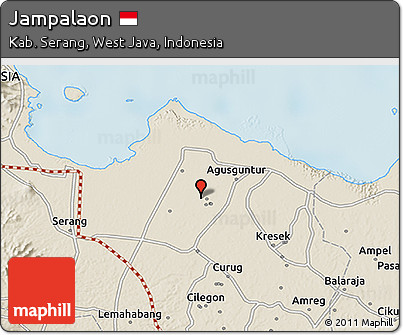 Shaded Relief 3D Map of Jampalaon