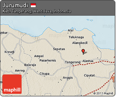 Shaded Relief 3D Map of Jurumudi