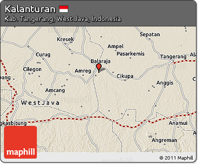 Shaded Relief 3D Map of Kalanturan