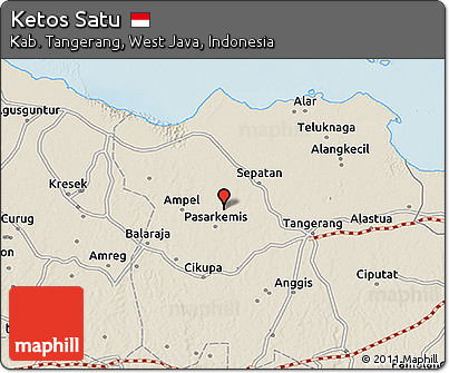 Shaded Relief 3D Map of Ketos Satu
