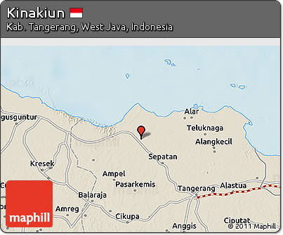 Shaded Relief 3D Map of Kinakiun