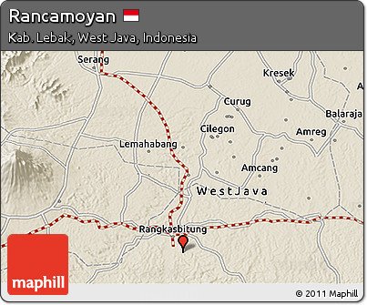 Shaded Relief 3D Map of Rancamoyan