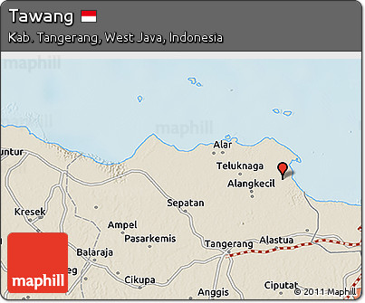 Shaded Relief 3D Map of Tawang