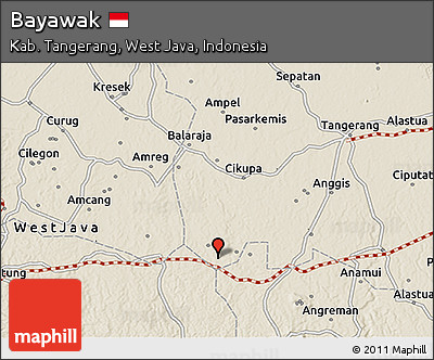 Shaded Relief 3D Map of Bayawak