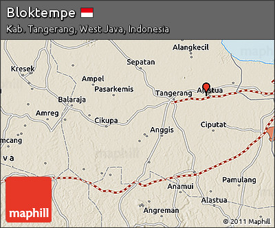 Shaded Relief 3D Map of Bloktempe