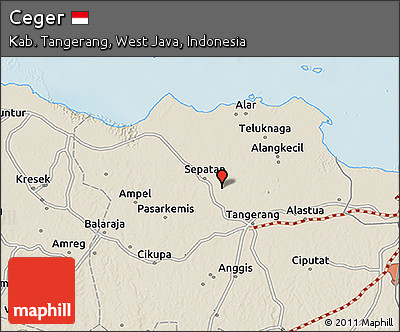 Shaded Relief 3D Map of Ceger