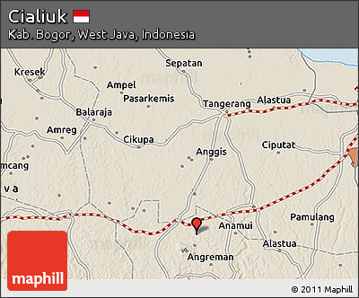 Shaded Relief 3D Map of Cialiuk