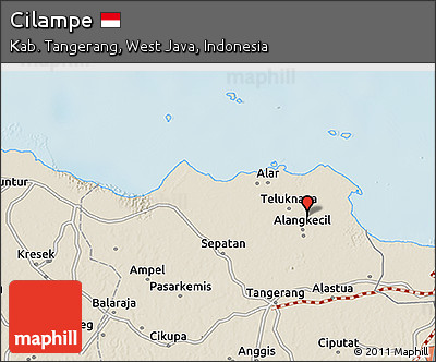 Shaded Relief 3D Map of Cilampe