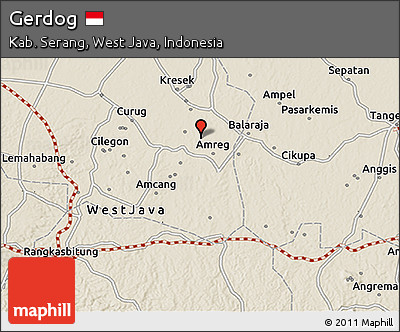 Shaded Relief 3D Map of Gerdog