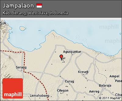 Shaded Relief 3D Map of Jampalaon