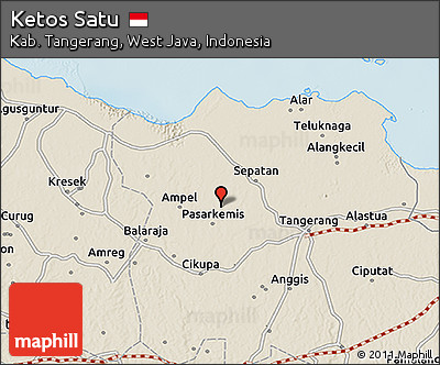 Shaded Relief 3D Map of Ketos Satu