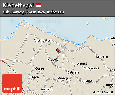 Shaded Relief 3D Map of Klebettegal