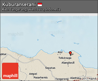 Shaded Relief 3D Map of Kuburanserani
