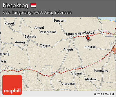 Shaded Relief 3D Map of Neroktog