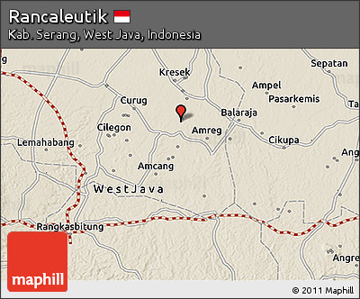Shaded Relief 3D Map of Rancaleutik