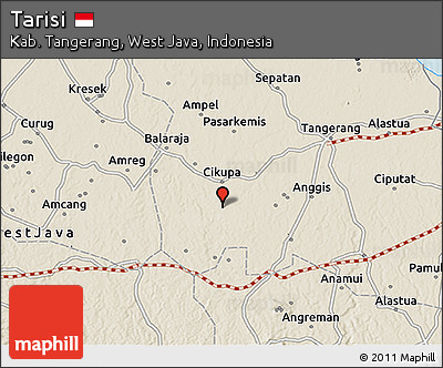 Shaded Relief 3D Map of Tarisi