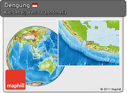 Physical Location Map of Dengung