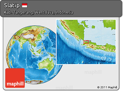 Physical Location Map of Slatip