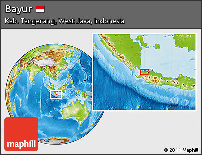 Physical Location Map of Bayur